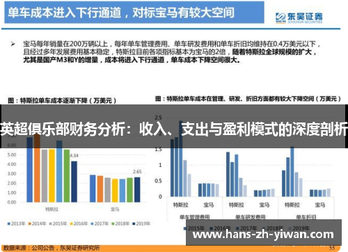 英超俱乐部财务分析：收入、支出与盈利模式的深度剖析